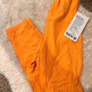 Vibrant Orange Lululemon Leggings